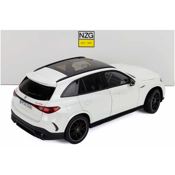 NZG MERCEDES BENZ GLC-CLASS 63 AMG (X254) 2025 - OPALITH WHITE 1/18