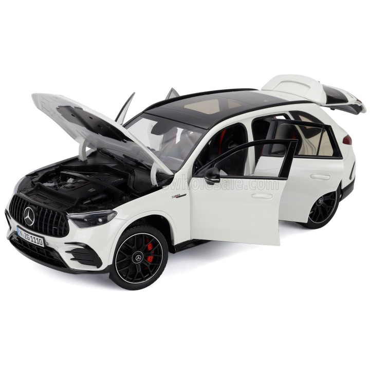 NZG MERCEDES BENZ GLC-CLASS 63 AMG (X254) 2025 - OPALITH WHITE 1/18