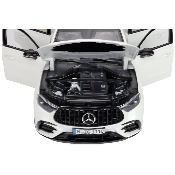 NZG MERCEDES BENZ GLC-CLASS 63 AMG (X254) 2025 - OPALITH WHITE 1/18
