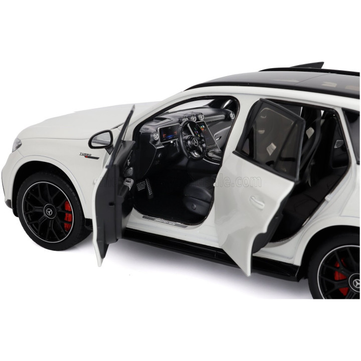 NZG MERCEDES BENZ GLC-CLASS 63 AMG (X254) 2025 - OPALITH WHITE 1/18