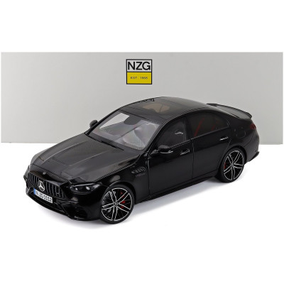 NZG MERCEDES BENZ C-CLASS C63 S E-PERFORMANCE 2024 - OBSIDIAN BLACK 1/18