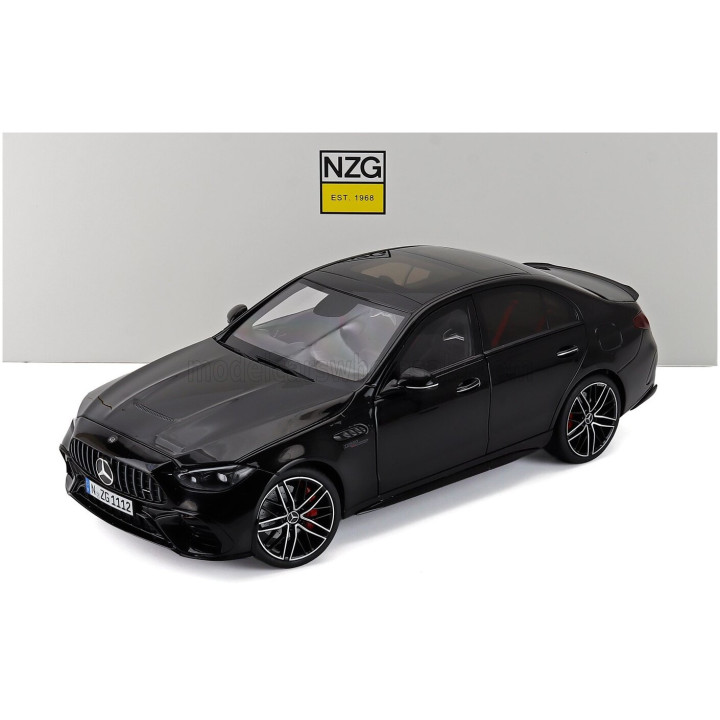 NZG MERCEDES BENZ C-CLASS C63 S E-PERFORMANCE 2024 - OBSIDIAN BLACK 1/18