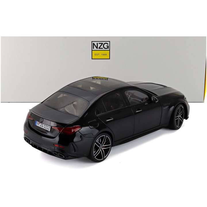 NZG MERCEDES BENZ C-CLASS C63 S E-PERFORMANCE 2024 - OBSIDIAN BLACK 1/18