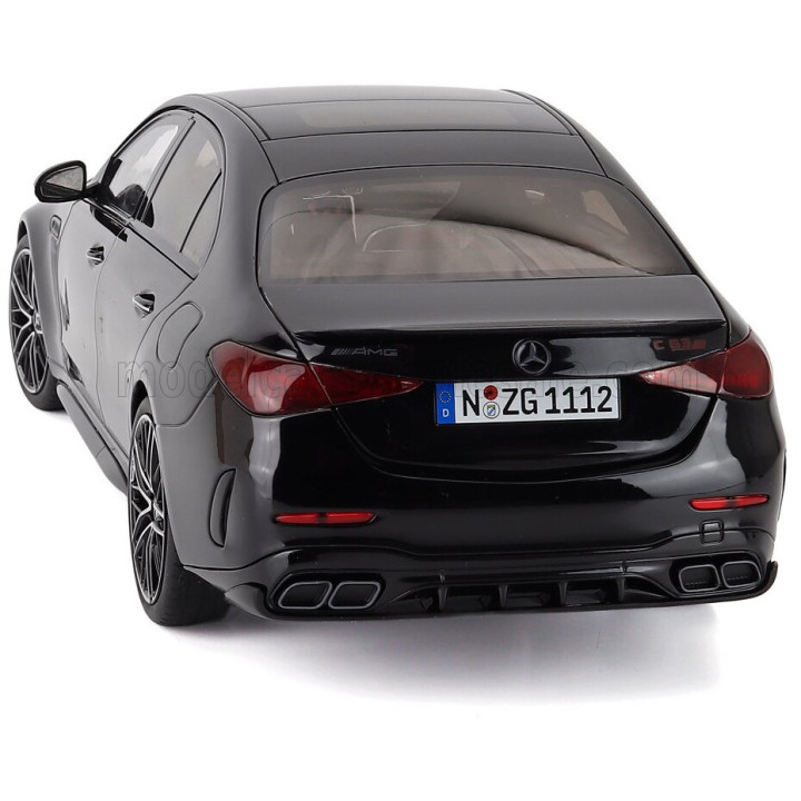 NZG MERCEDES BENZ C-CLASS C63 S E-PERFORMANCE 2024 - OBSIDIAN BLACK 1/18