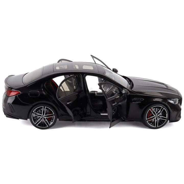 NZG MERCEDES BENZ C-CLASS C63 S E-PERFORMANCE 2024 - OBSIDIAN BLACK 1/18