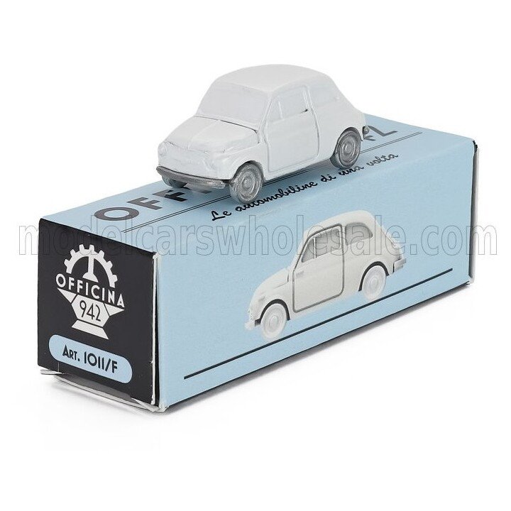 OFFICINA 942 FIAT NUOVA 500 1957 - WHITE 1/76