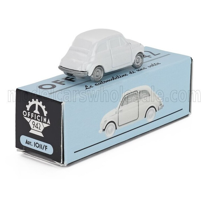 OFFICINA 942 FIAT NUOVA 500 1957 - WHITE 1/76