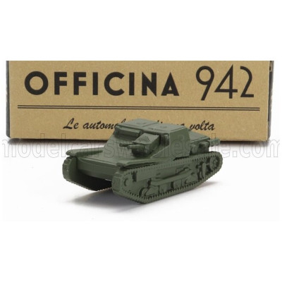 OFFICINA 942 FIAT L3/33 ANSALDO TANK CARRO VELOCE 1933 - MILITARY GREEN 1/76