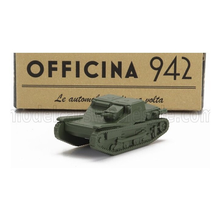 OFFICINA 942 FIAT L3/33 ANSALDO TANK CARRO VELOCE 1933 - MILITARY GREEN 1/76