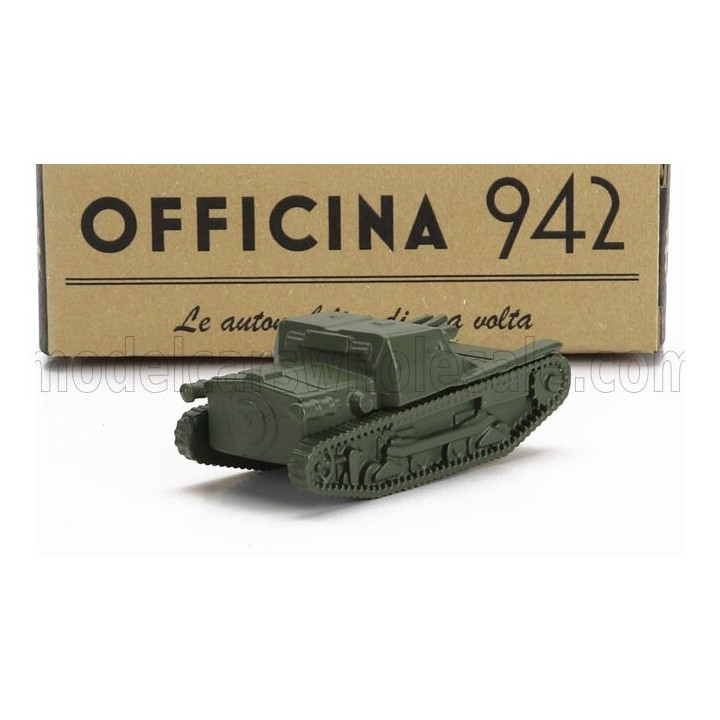 OFFICINA 942 FIAT L3/33 ANSALDO TANK CARRO VELOCE 1933 - MILITARY GREEN 1/76