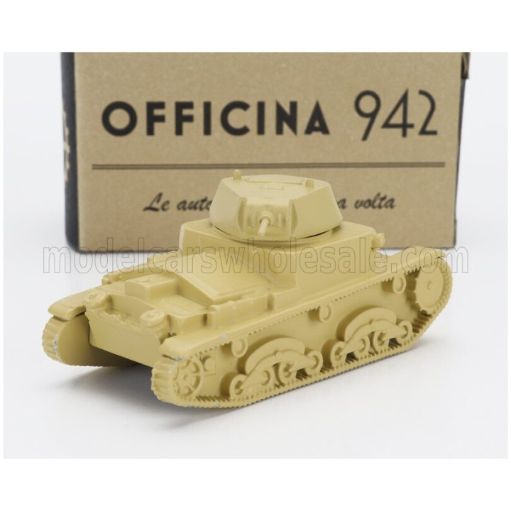 OFFICINA 942 FIAT ANSALDO TANK M13/40 CARRO ARMATO 1940 - MILITARY SAND 1/76