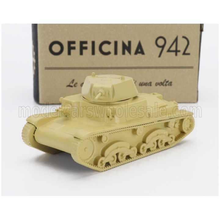 OFFICINA 942 FIAT ANSALDO TANK M13/40 CARRO ARMATO 1940 - MILITARY SAND 1/76