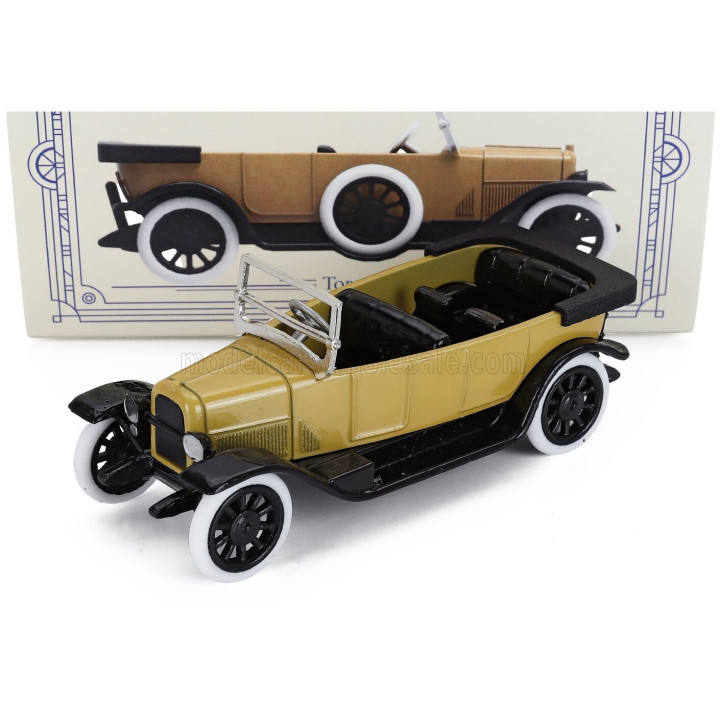 OFFICINA 942 FIAT 505 TORPEDO 1919 - BEIGE BLACK 1/43