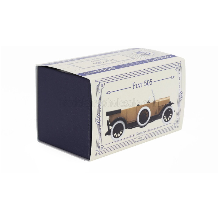 OFFICINA 942 FIAT 505 TORPEDO 1919 - BEIGE BLACK 1/43