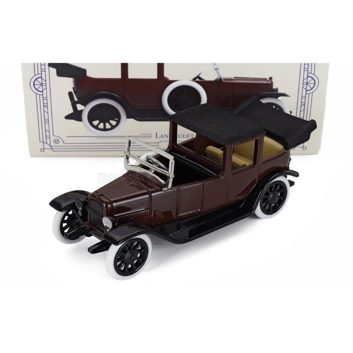 OFFICINA 942 FIAT 505 TORPEDO LANDAULET 1919 - BROWN BLACK 1/43