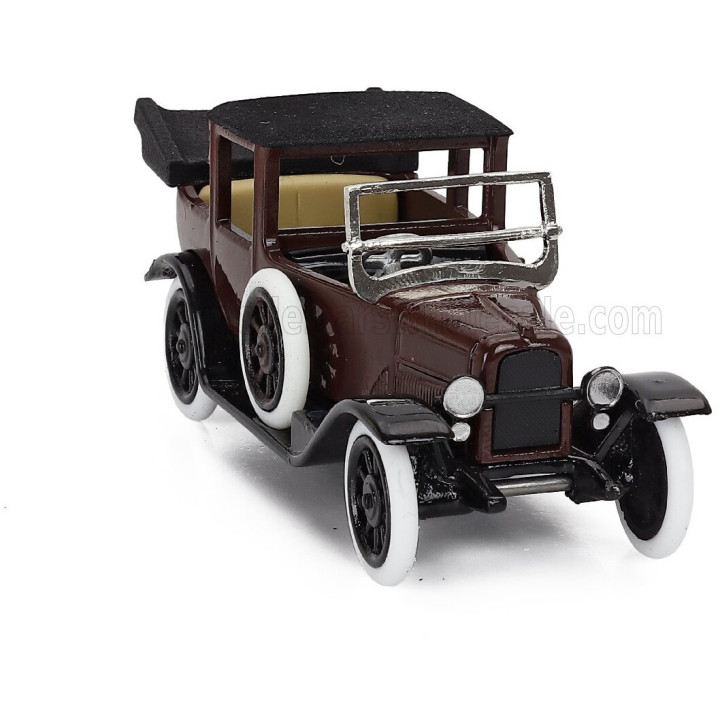 OFFICINA 942 FIAT 505 TORPEDO LANDAULET 1919 - BROWN BLACK 1/43