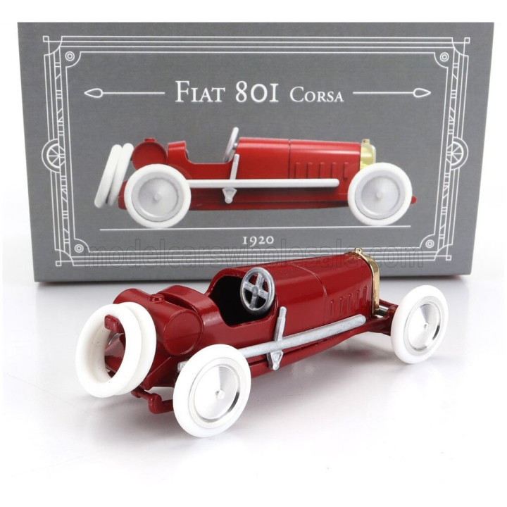 OFFICINA 942 FIAT 801 SPIDER CORSA 1920 - DARK RED 1/43