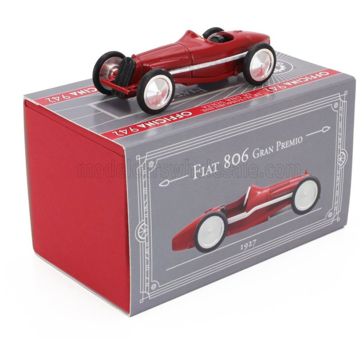 OFFICINA 942 FIAT 806 SPIDER GRAN PREMIO 1927 - RED 1/43