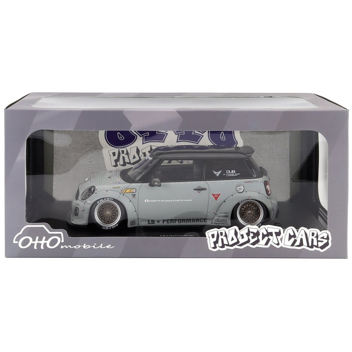 OTTO MOBILE MINI COOPER (R56) LB NATION 2015 - GREY 1/18