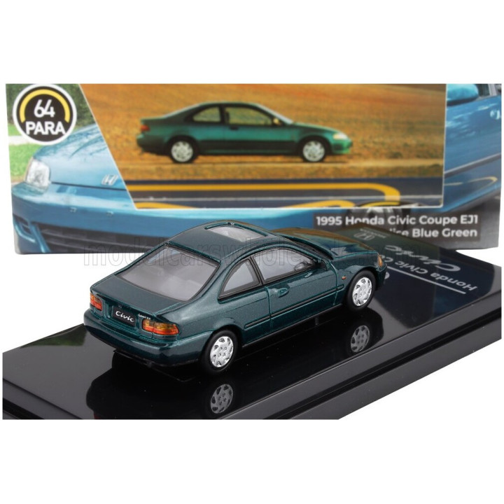 PARAGON MODELS HONDA CIVIC COUPE EJ1 LHD 1995 - BLUE GREEN 1/64