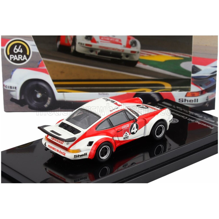 PARAGON MODELS PORSCHE 911 CARRERA RSR 3.0 N 4 EQUADOR 1976 FERNANDO MADERA - RED WHITE 1/64