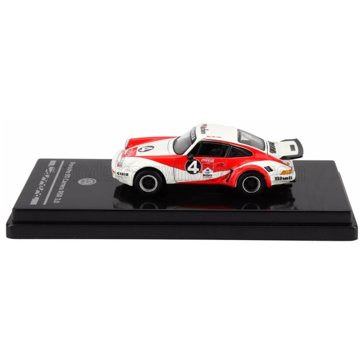 PARAGON MODELS PORSCHE 911 CARRERA RSR 3.0 N 4 EQUADOR 1976 FERNANDO MADERA - RED WHITE 1/64