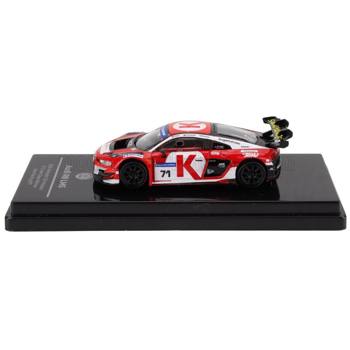 PARAGON MODELS AUDI R8 LMS EVO II TEAM JUTA RACING N 71 12h MISANO 2025 ARUNAS GECIAUSKAS - NICOLA MICHELON - TIM MULLER - RED