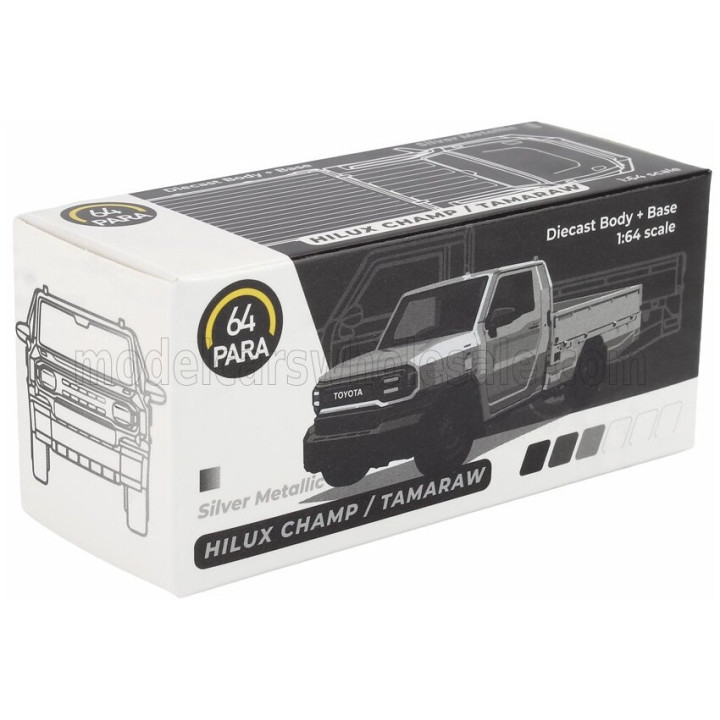 PARAGON MODELS TOYOTA HILUX PICK-UP CHAMP TAMARAW LHD 2025 - SILVER 1/64