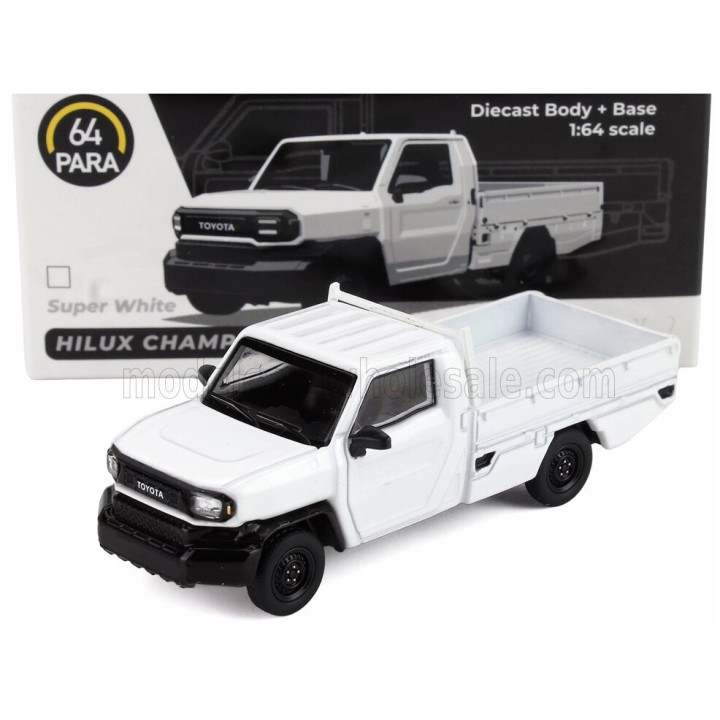 PARAGON MODELS TOYOTA HILUX PICK-UP CHAMP TAMARAW LHD 2025 - WHITE 1/64