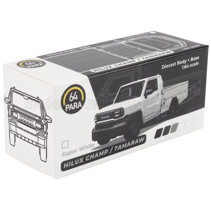 PARAGON MODELS TOYOTA HILUX PICK-UP CHAMP TAMARAW LHD 2025 - WHITE 1/64