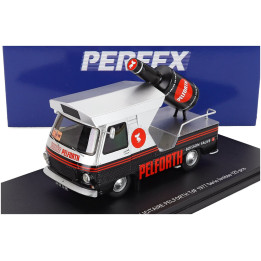 PERFEX PEUGEOT TRUCK VEHICULE PUBLICITAIRE PELFORTH TDF 1977 - BLACK SILVER 1/43
