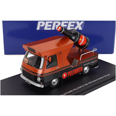 PERFEX PEUGEOT TRUCK VEHICULE PUBLICITAIRE PELFORTH TDF 1977 - BLACK COPPER MET 1/43