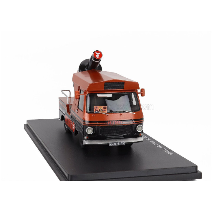 PERFEX PEUGEOT TRUCK VEHICULE PUBLICITAIRE PELFORTH TDF 1977 - BLACK COPPER MET 1/43