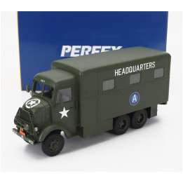 PERFEX GMC 353 AFKWX TRUCK HEADQUARTERS MILITARY TELONATO 3-ASSI 1944 - MILITARY GREEN 1/43