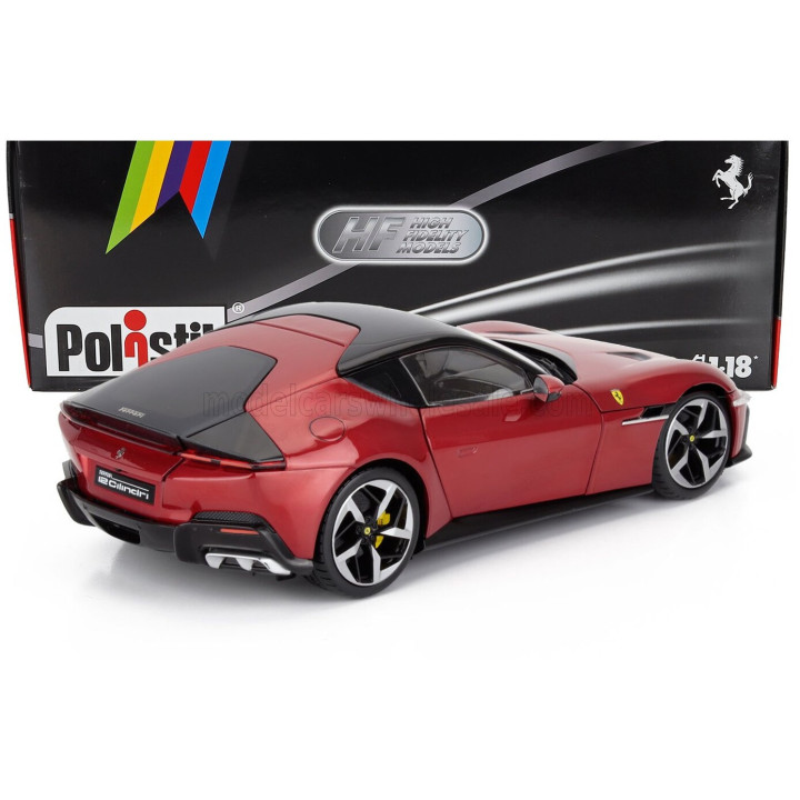 POLISTIL FERRARI 12CILINDRI 2024 - ROSSO IMOLA - RED MET 1/18