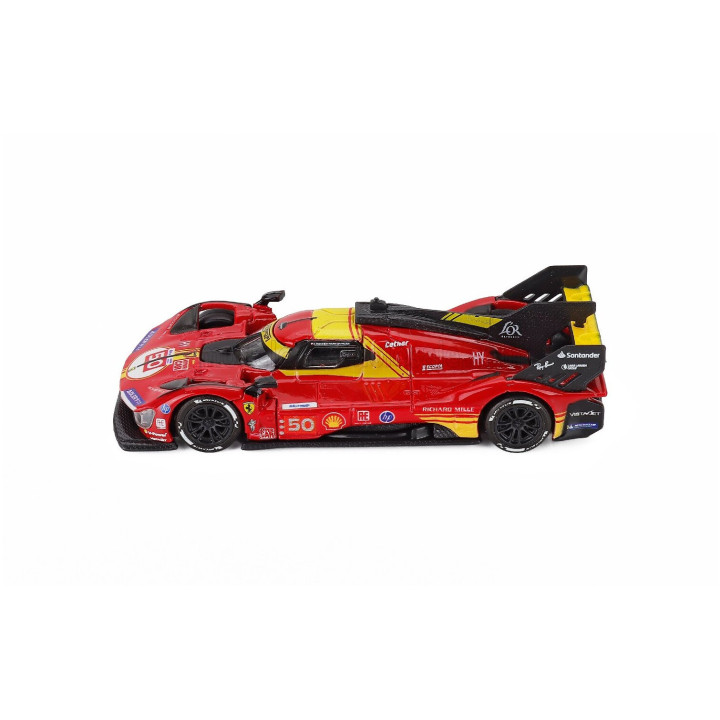 POLISTIL FERRARI 499P 3.0L TURBO V6 TEAM FERRARI AF CORSE N 50 WINNER 24h LE MANS 2024 ANTONIO FUOCO - MIGUEL MOLINA - NICKLAS