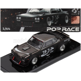 POP RACE LIMITED NISSAN SKYLINE GT-R V8 (R34) DRIFT HAKOSUKA PANDEM COCACOLA ZERO 2007 - BLACK 1/64