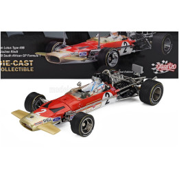 QUARTZO LOTUS F1 49B N 2 SOUTH AFRICAN GP 1969 JOCHEN RINDT - RED 1/18