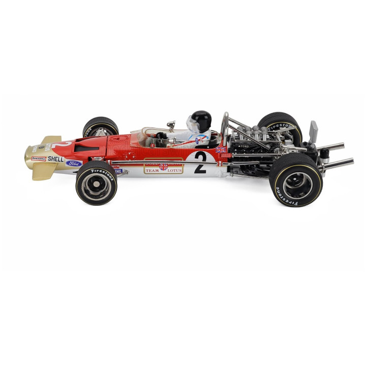 QUARTZO LOTUS F1 49B N 2 SOUTH AFRICAN GP 1969 JOCHEN RINDT - RED 1/18