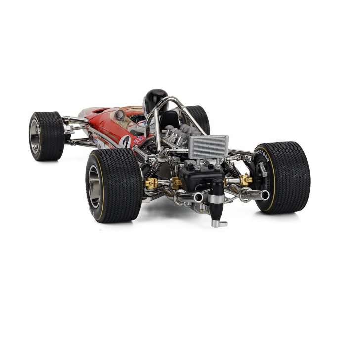 QUARTZO LOTUS F1 49B N 2 SOUTH AFRICAN GP 1969 JOCHEN RINDT - RED 1/18