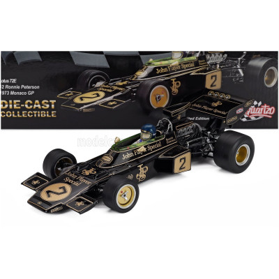 QUARTZO LOTUS F1 72E N 2 WINNER MONACO GP 1973 RONNIE PETERSON - BLACK 1/18