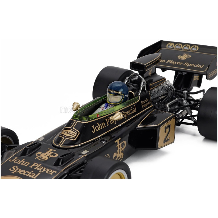 QUARTZO LOTUS F1 72E N 2 WINNER MONACO GP 1973 RONNIE PETERSON - BLACK 1/18