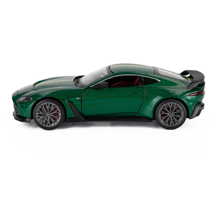 RE EL TOYS ASTON MARTIN V12 VANTAGE 2023 - GREEN MET YELLOW 1/24