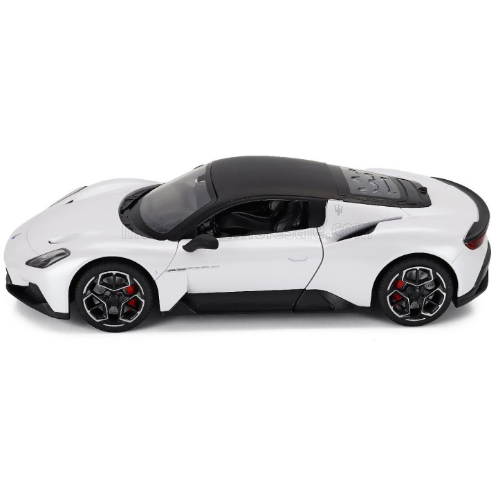 RE EL TOYS MASERATI MC20 2020 - WHITE BLACK 1/16