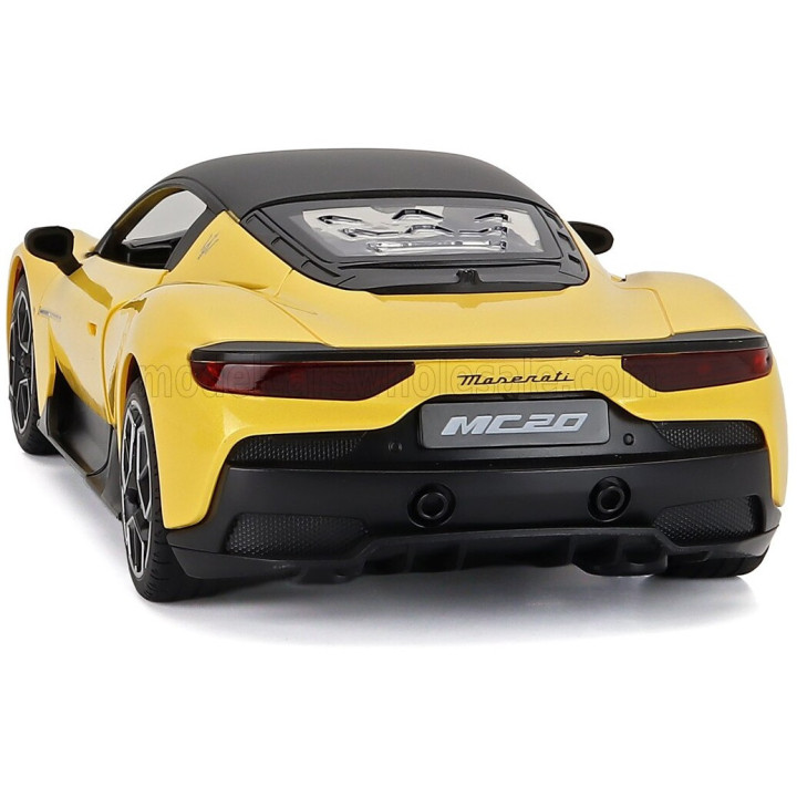 RE EL TOYS MASERATI MC20 2020 - YELLOW BLACK 1/16