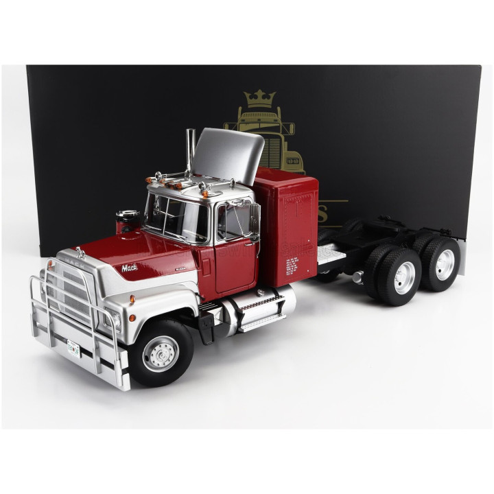 ROAD KINGS MACK RL700L TRACTOR TRUCK 3-ASSI 1974 - RED SILVER 1/18