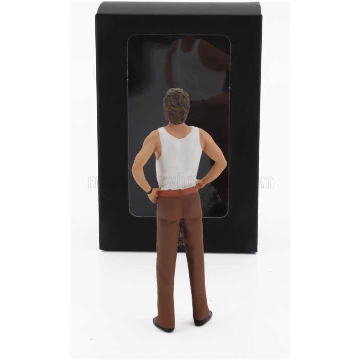 ROAD KINGS FIGURES RUBBER DUCK - WHITE BROWN 1/18