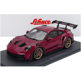 SCHUCO PORSCHE 911 922 GT3 RS COUPE 2022 - RUBY RED 1/18