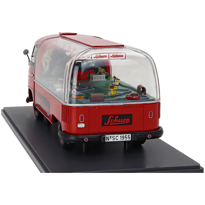 SCHUCO VOLKSWAGEN T1 SCHUCO VARIANTO 1962 - RED BLACK 1/18