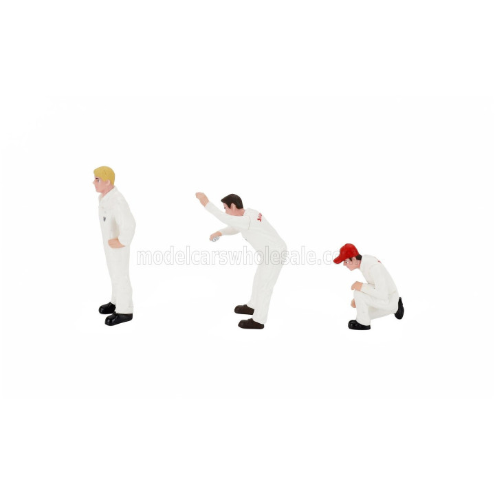 SCHUCO FIGURES SET 3X MECHANICS SCHLUTER - WHITE 1/32